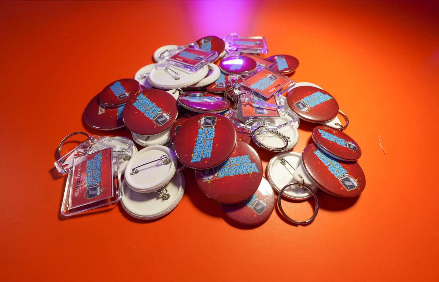 Buttons + Schlüsselhanhanger