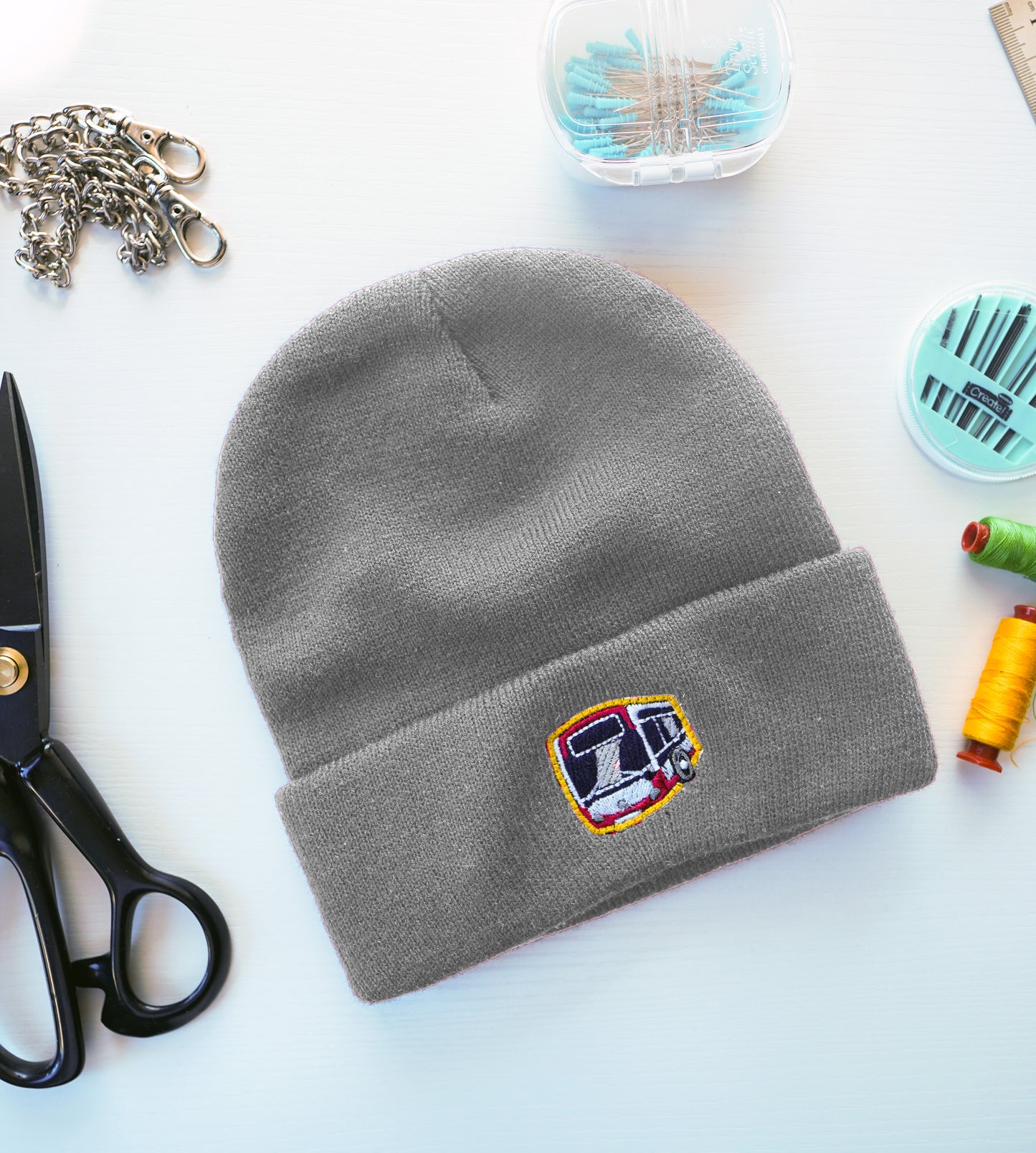 Unisex Einfache Gestrickte Wintermütze für echte Fans