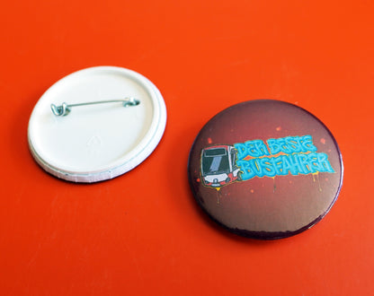 45mm. Nadelbutton für Fans  mit Logo