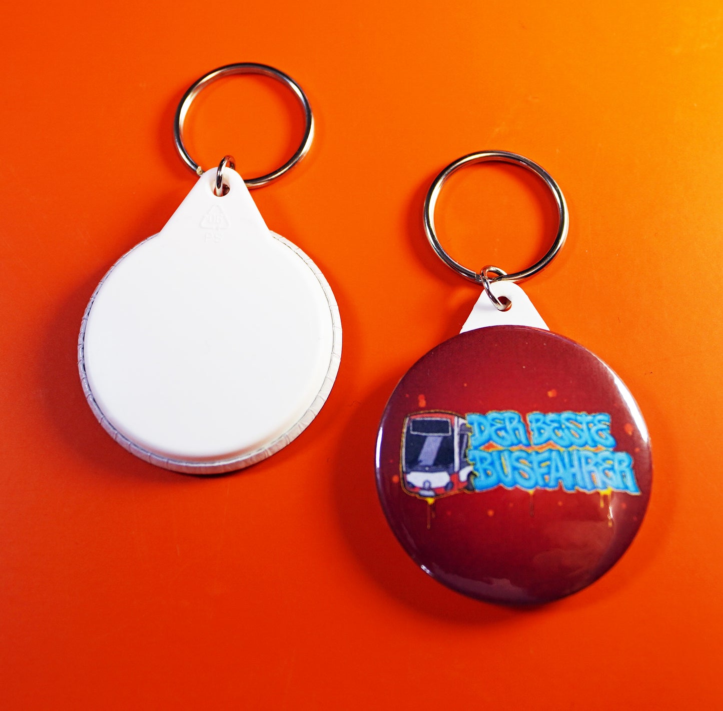 45mm. Schlüsselanhänger für Fans mit dem Logo