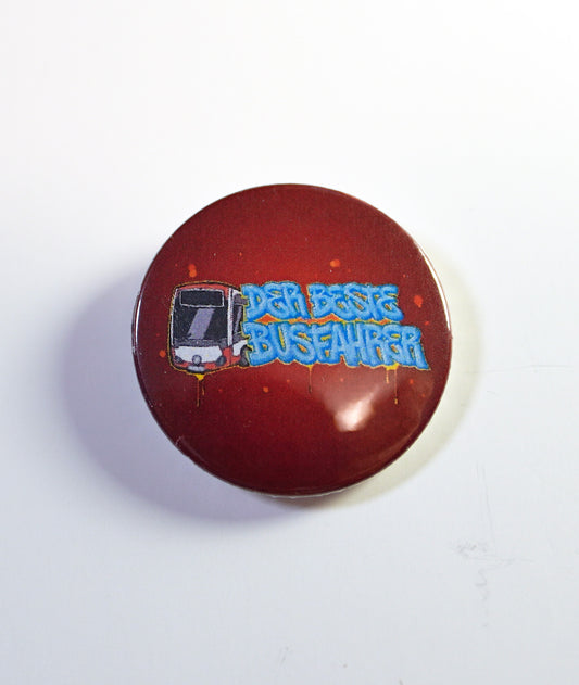 38mm. Nadelbutton für Fans  mit Logo!