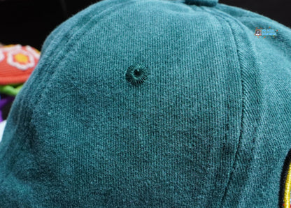 Gewaschene Vintage-Baseballmützen mit Bus Logo