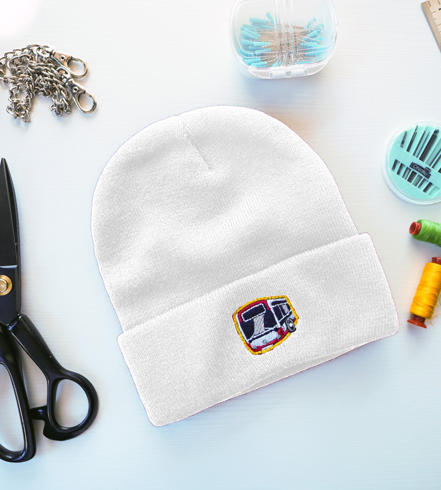 Unisex Einfache Gestrickte Wintermütze für echte Fans