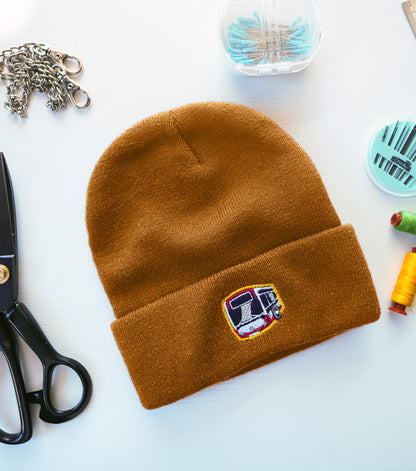 Unisex Einfache Gestrickte Wintermütze für echte Fans